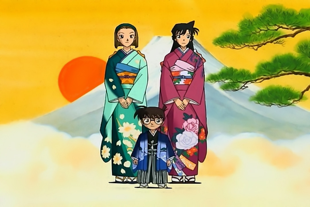 Ran, Sonoko et Conan