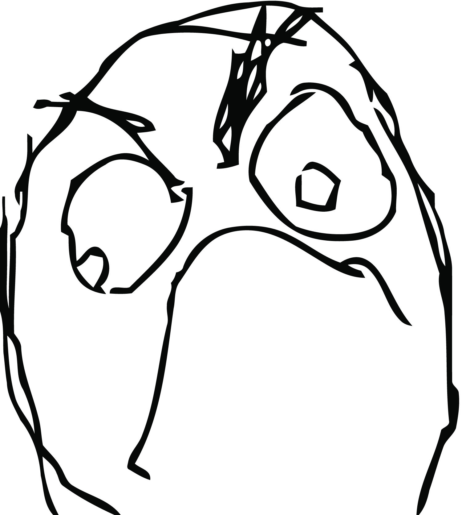 derp rage face png